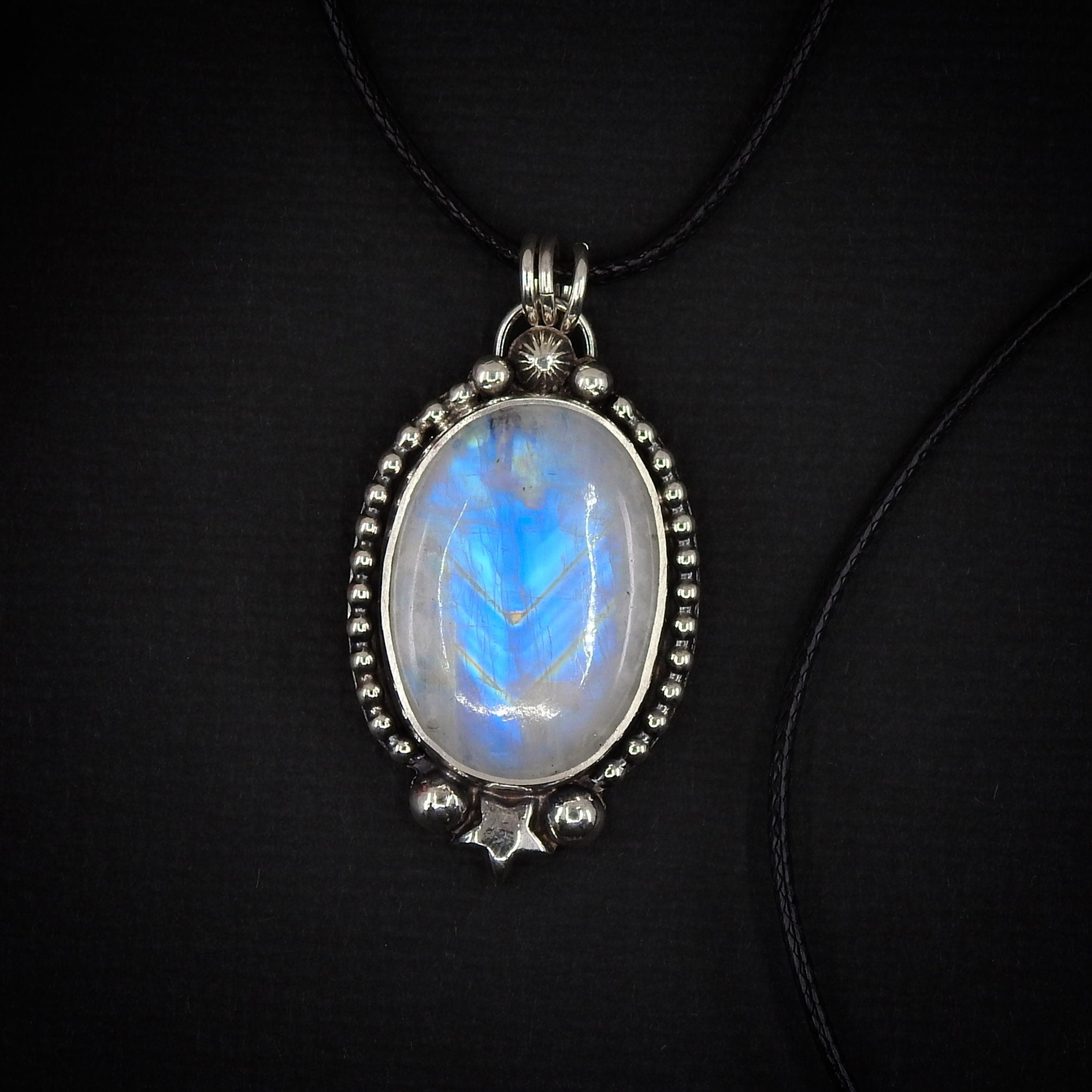 Moonstone Pendant - Sterling Silver 