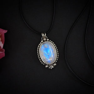 Moonstone Pendant - Sterling Silver 