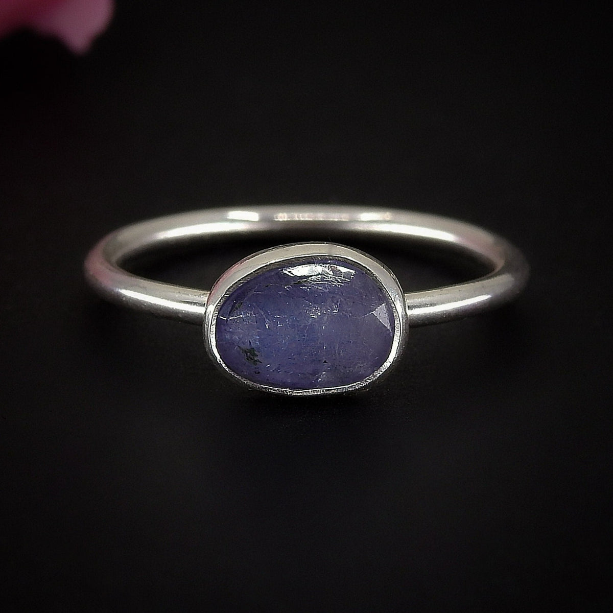 Rose Cut Tanzanite Ring - Size 7 