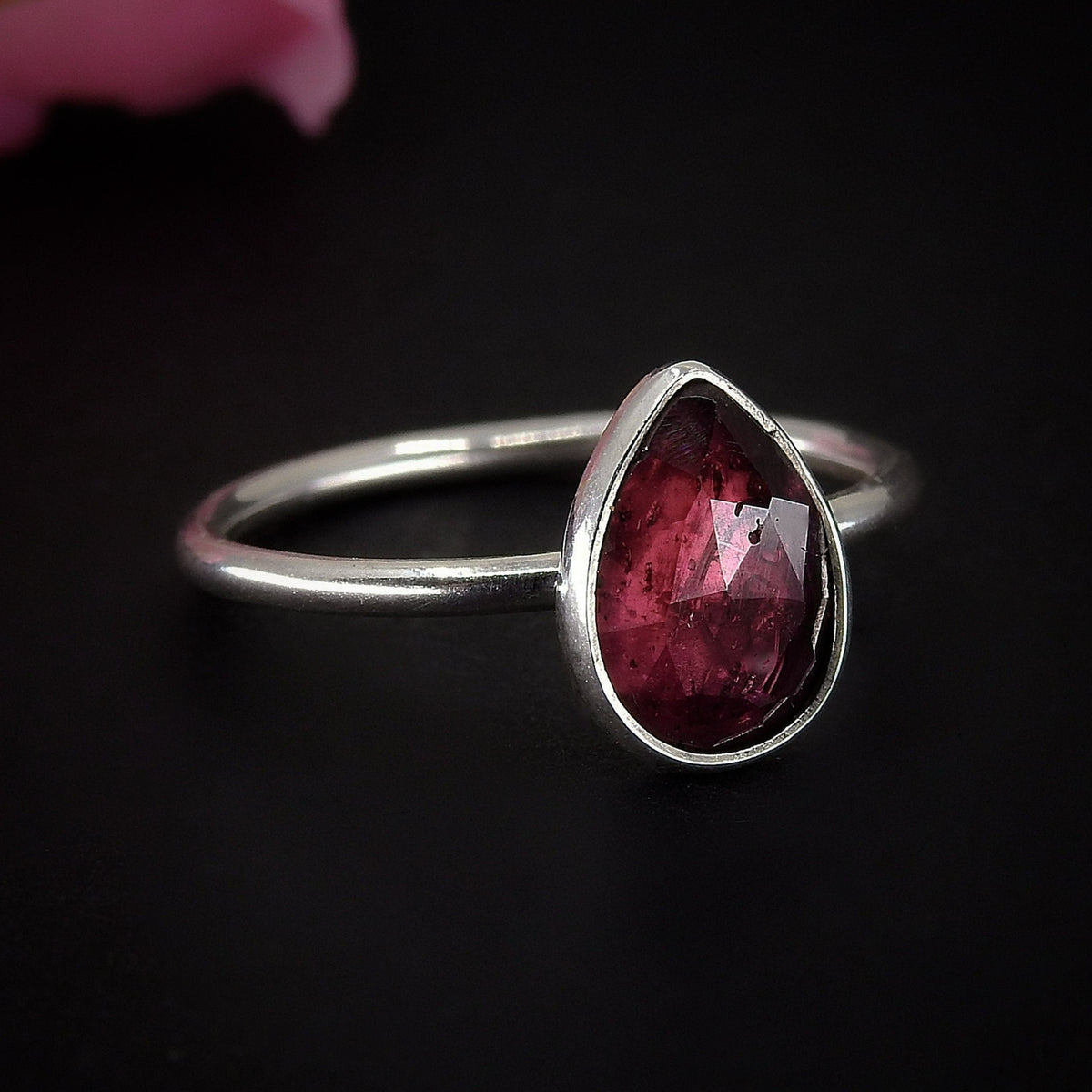 Rhodolite Garnet Ring - Size 8 