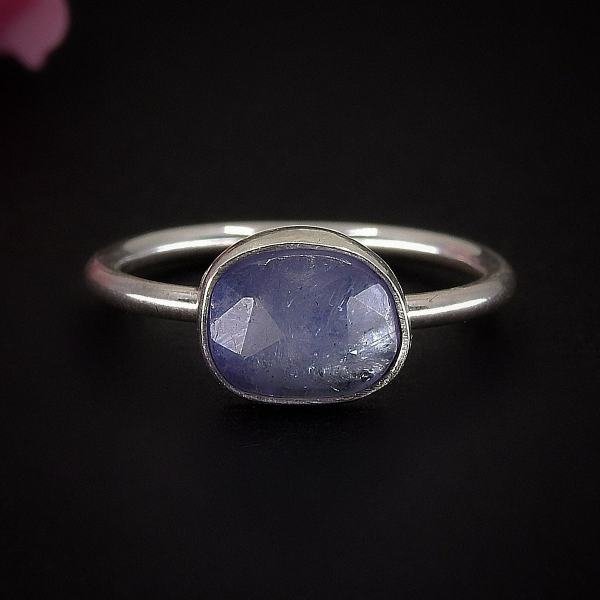 Rose Cut Tanzanite Ring - Size 6 