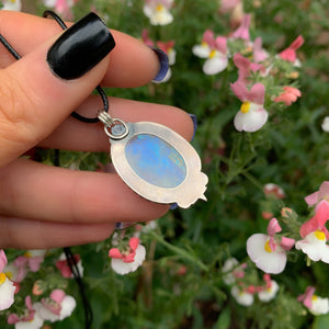 Moonstone Pendant - Sterling Silver 