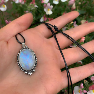 Moonstone Pendant - Sterling Silver 