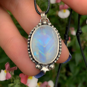 Moonstone Pendant - Sterling Silver 