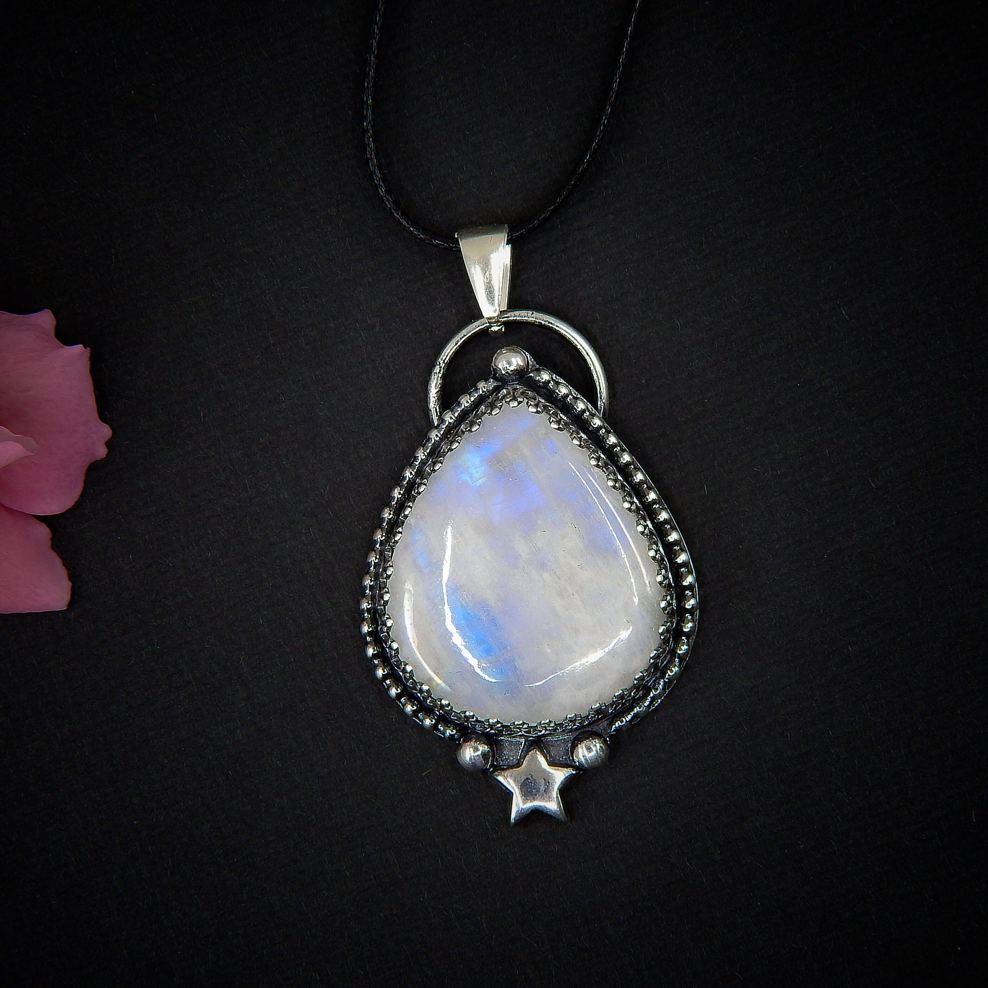 Moonstone shop necklace pendant