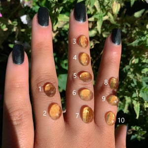 Your Custom Rose Cut Citrine Ring - Sterling Silver - Made to Order - Choose Your Stone Ring - Faceted Citrine Jewelry, Dainty Citrine Ring