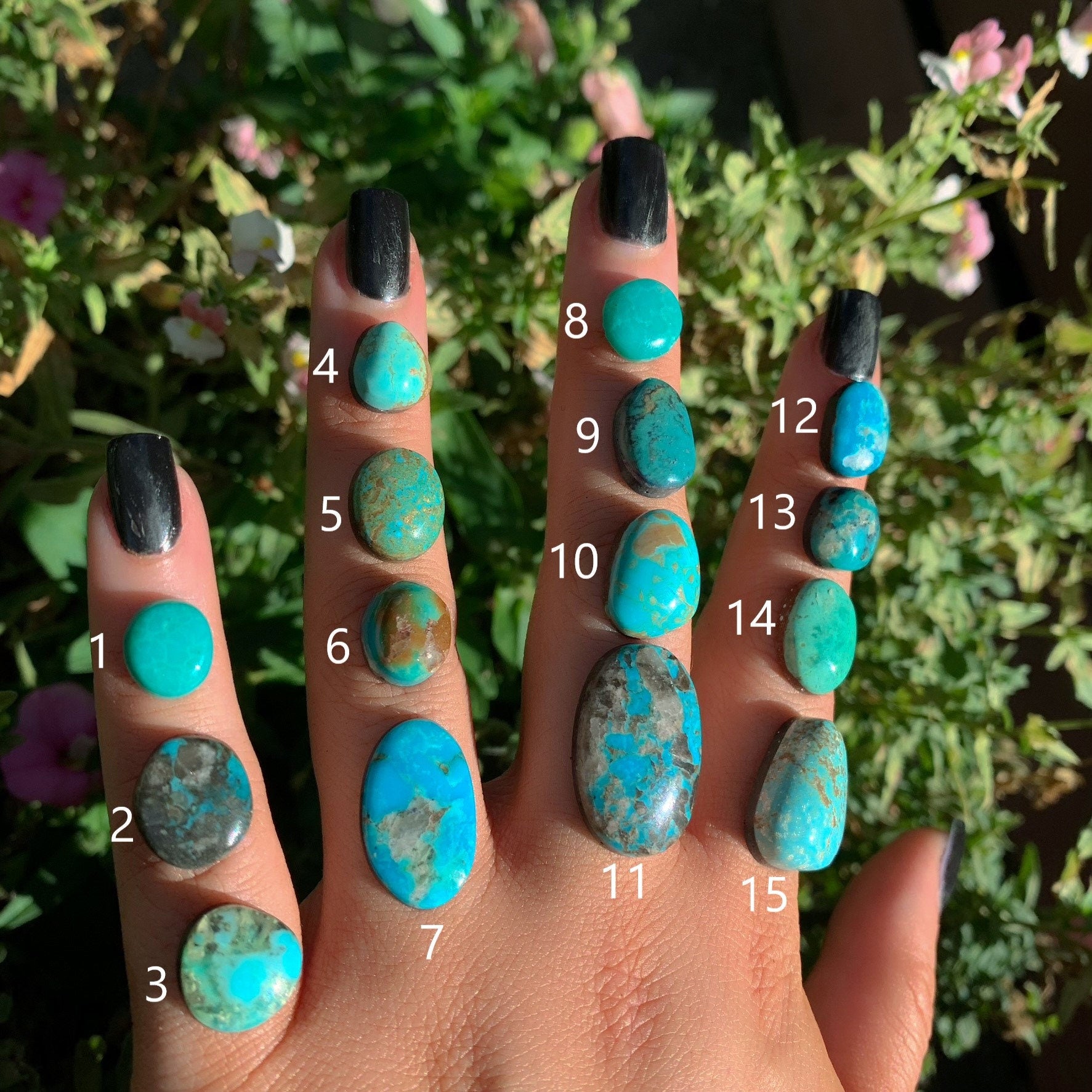 Your Custom Turquoise Statement Ring - Sterling Silver - Made to Order - Nacozari - Fox - Carico Lake - Morenci- Cerillos - Kings Manassa