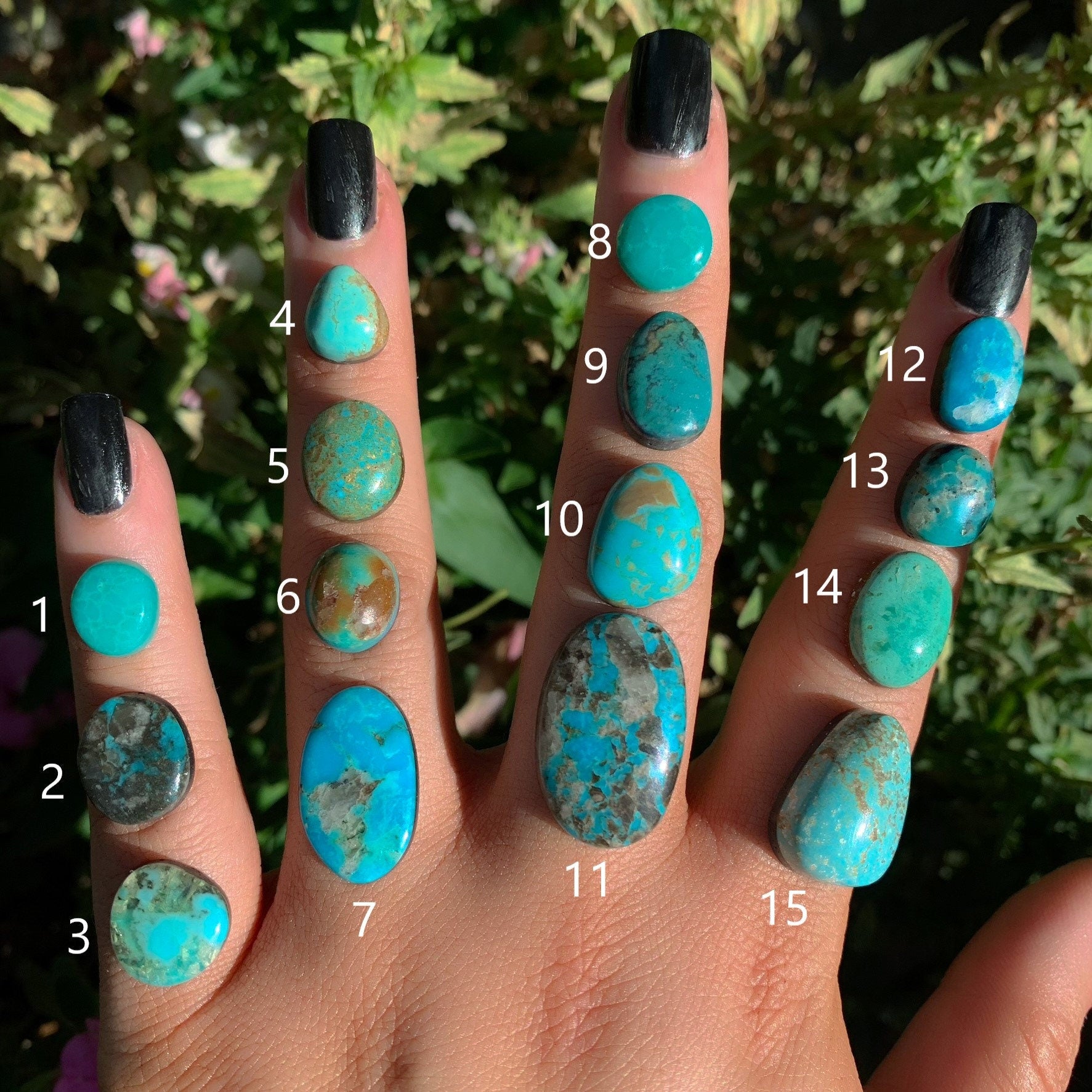 Your Custom Turquoise Statement Ring - Sterling Silver - Made to Order - Nacozari - Fox - Carico Lake - Morenci- Cerillos - Kings Manassa