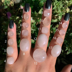 Your Custom Rose Quartz Ring - Sterling Silver - Made to Order - Choose Your Stone Ring - Pink Quartz Jewellery - Dainty Rose Quartz Jewelry