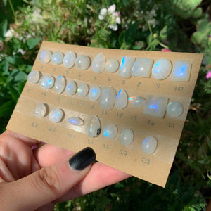 Your Custom Moonstone Ring - Sterling Silver - Made to Order - Choose Your Stone Ring - Blue Moonstone Ring - OOAK Rainbow Moonstone Jewelry