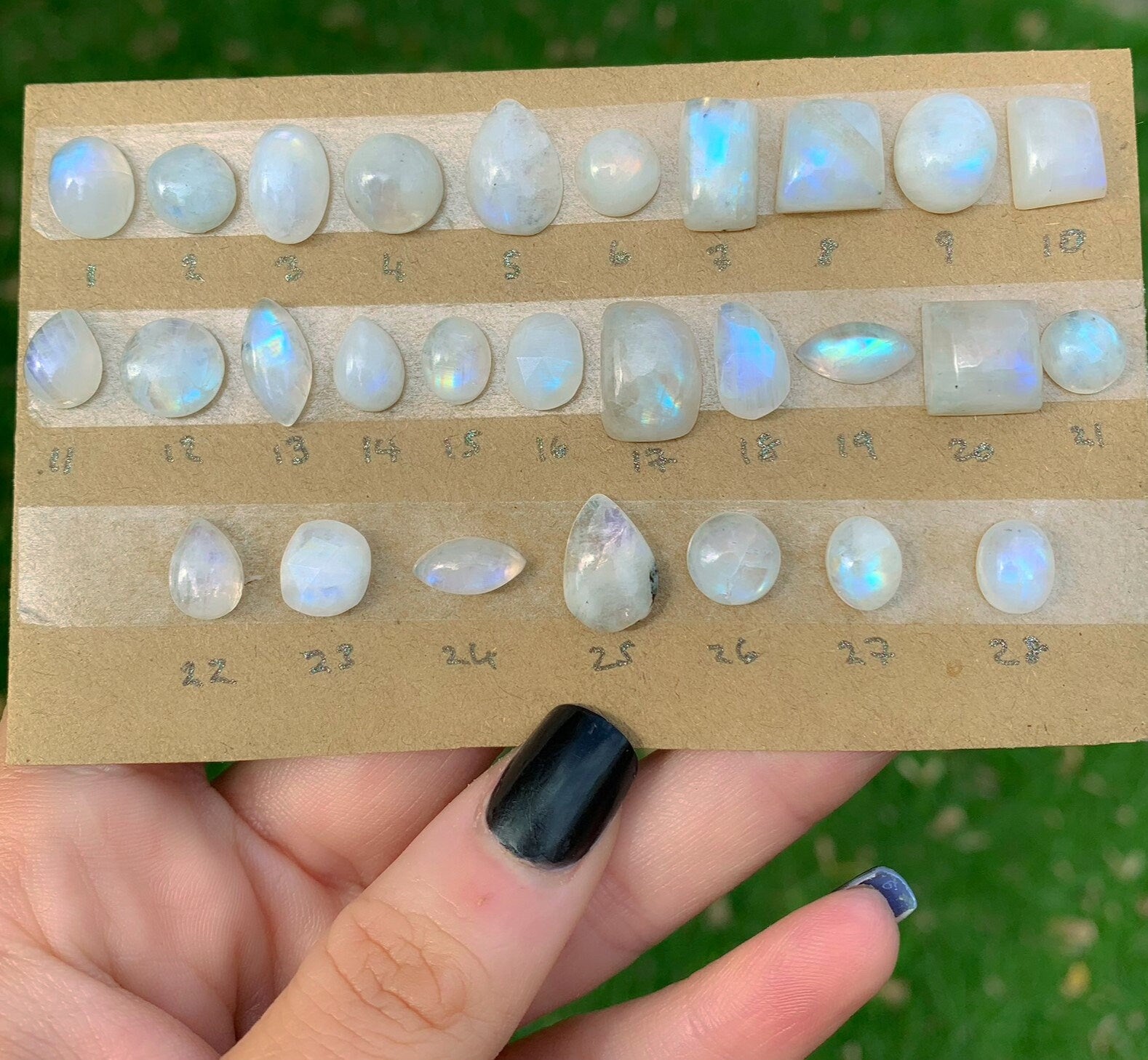 Your Custom Moonstone Ring - Sterling Silver - Made to Order - Choose Your Stone Ring - Blue Moonstone Ring - OOAK Rainbow Moonstone Jewelry