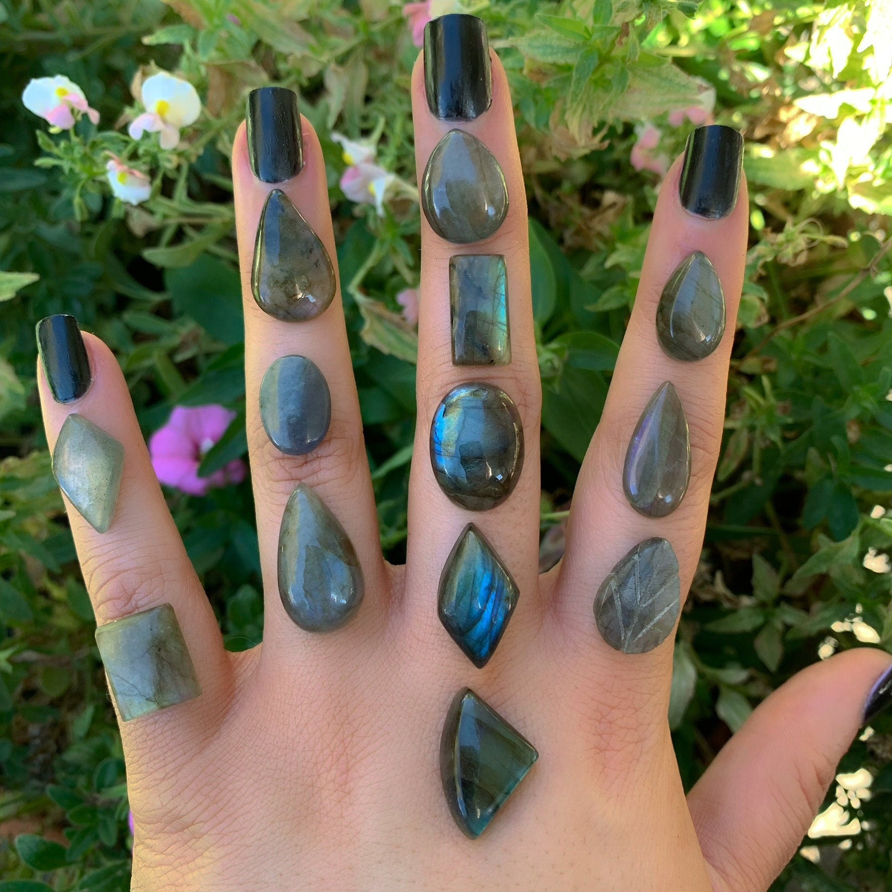 Your Custom Labradorite Ring - Sterling Silver - Made to Order - Choose Your Stone Ring - Labradorite Statement Ring - Eco Friendly Ring