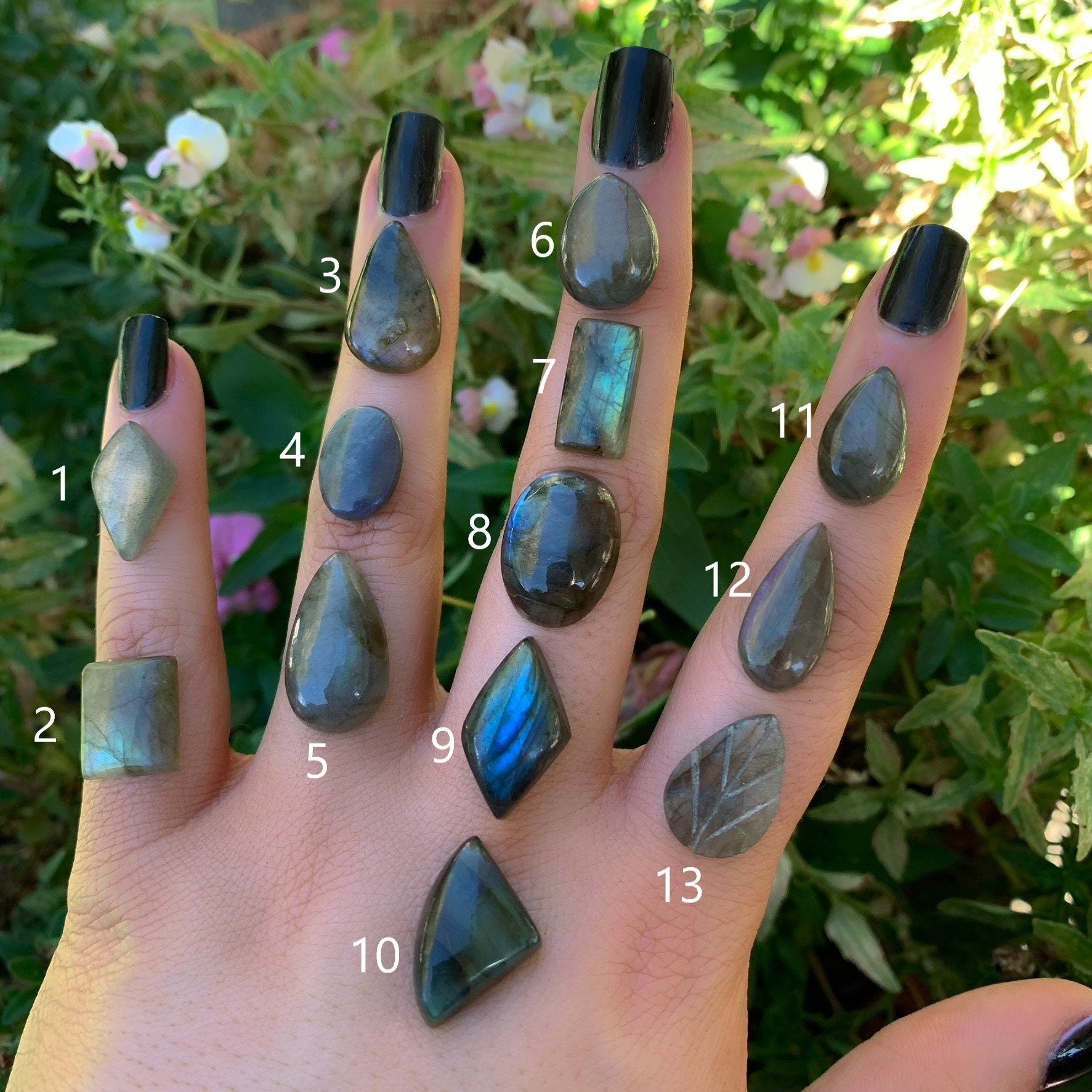 Your Custom Labradorite Ring - Sterling Silver - Made to Order - Choose Your Stone Ring - Labradorite Statement Ring - Eco Friendly Ring