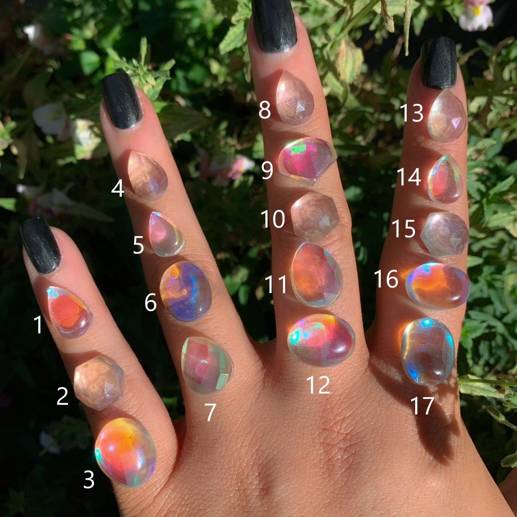 Your Custom Angel Aura Quartz Ring - Sterling Silver - Made to Order - Choose Your Stone Ring - Rainbow Quartz Jewelry, OOAK Angel Aura Ring