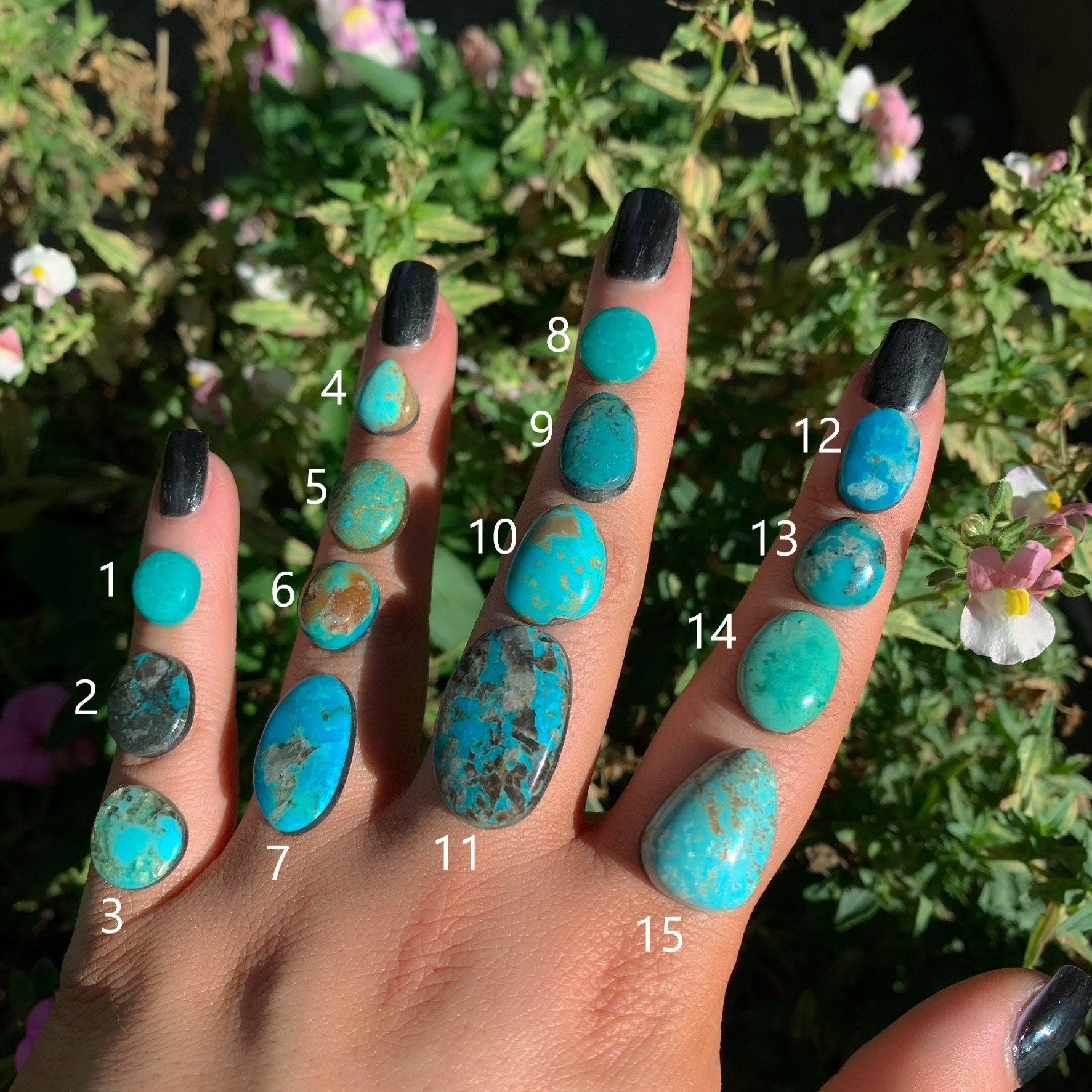Your Custom Turquoise Statement Ring - Sterling Silver - Made to Order - Nacozari - Fox - Carico Lake - Morenci- Cerillos - Kings Manassa