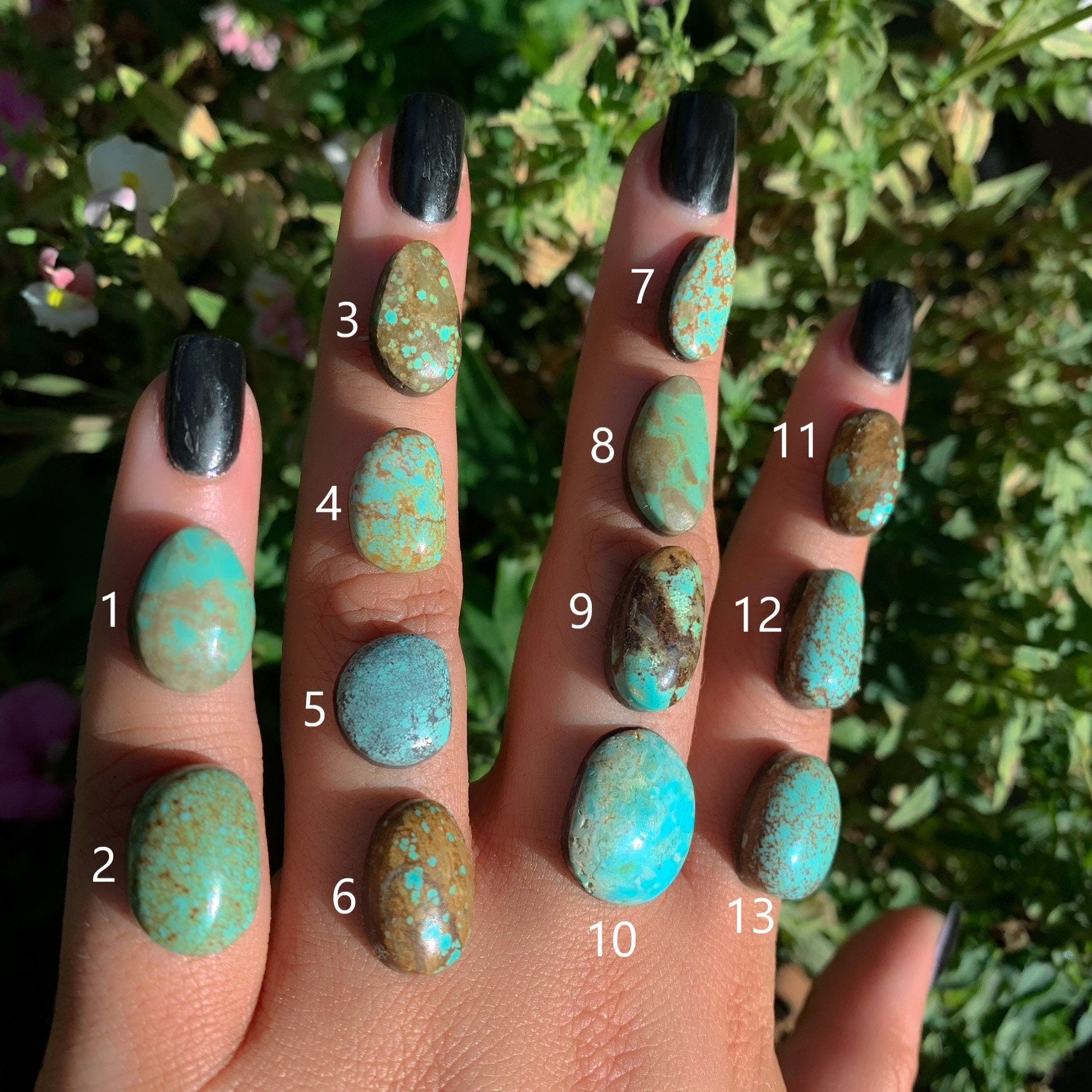 Your Custom Number 8 Turquoise Ring - Sterling Silver - Made to Order - Choose Your Stone - Turquoise Statement Ring - Spider Web Turquoise