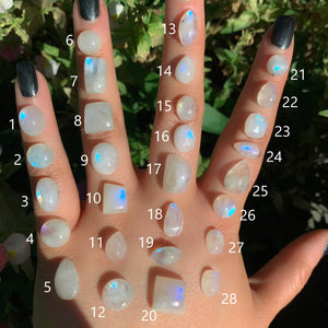 Your Custom Moonstone Ring - Sterling Silver - Made to Order - Choose Your Stone Ring - Blue Moonstone Ring - OOAK Rainbow Moonstone Jewelry