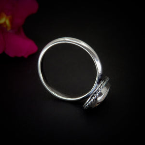 Stone Mountain Ribbon Turquoise Ring - Size 11 1/4 to 11 1/2 - Sterling Silver - Stone Mountain Turquoise Jewelry - Genuine Turquoise Ring