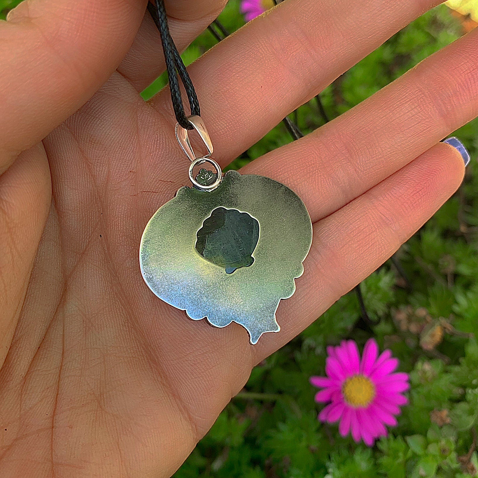 Aquamarine Starfish Pendant - Sterling Silver - Large Aquamarine Pendant - Oval Aquamarine Necklace - Ocean Pendant - OOAK Mermaid Jewellery